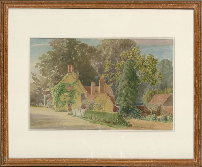 C. S. Cheston (1889-1960) - Signed 1944 Watercolour, The Plume of Feathers