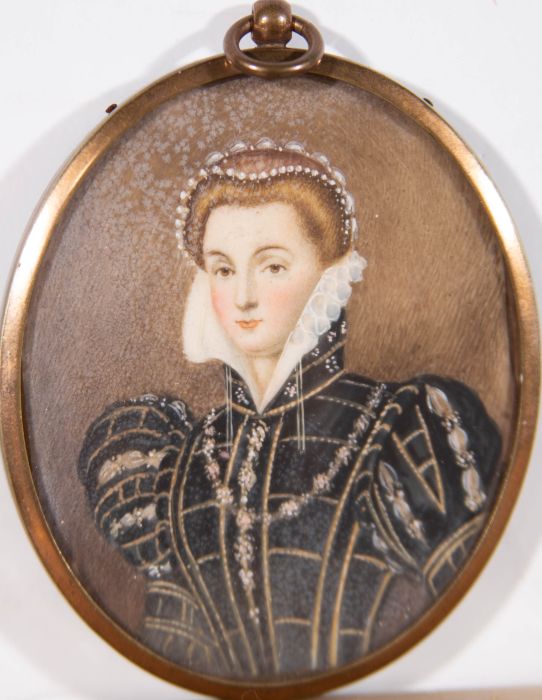 Early 19th Century Watercolour - Young Mary Queen Of Scots