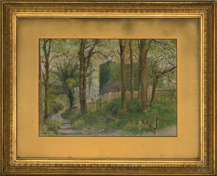 Frederick Sargent (1837–1899) - Late 19th Century Watercolour, A Summer Stroll