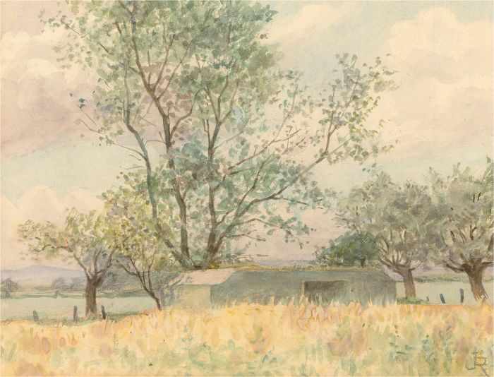 Janet Robertson - Mid 20th Century Watercolour, Near Abingdon