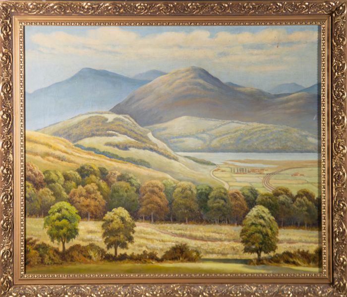 J.B. Tingle - Mid 20th Century Oil, The River Conwy near Llandudno, North Wales