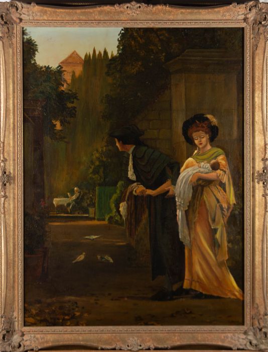 C. Naylor - 1892 Oil, The Elopement