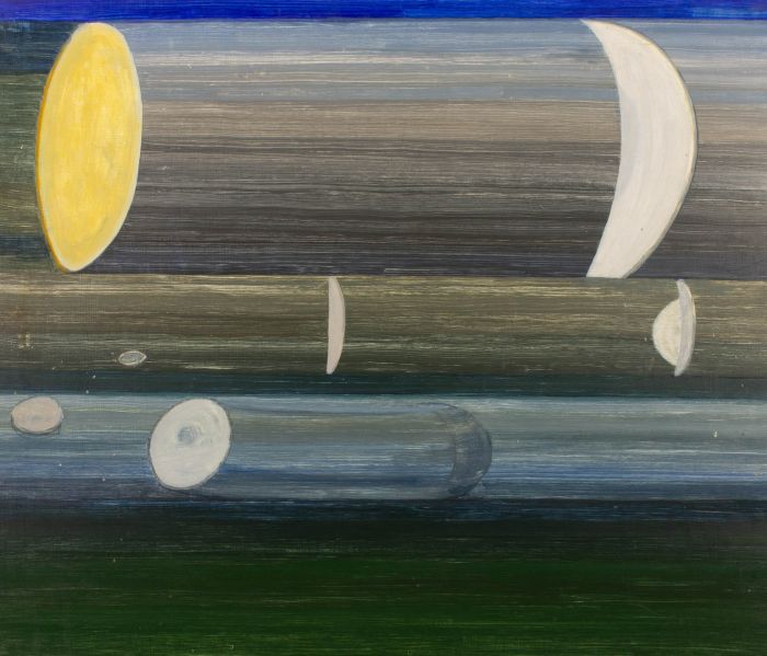 David Hott  - 1972 Oil, Abstract Solar System