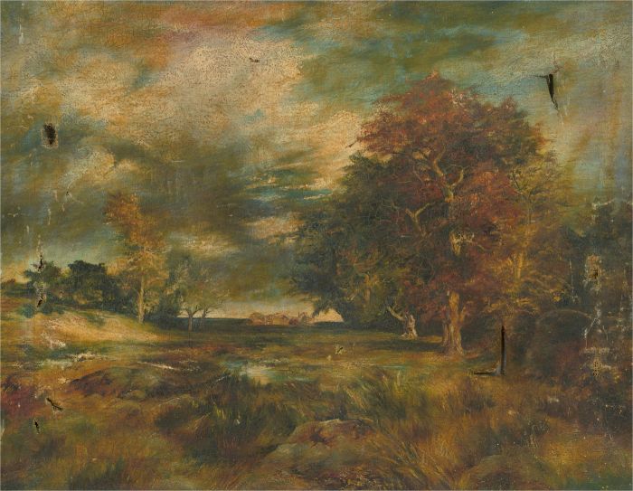 For Restoration - Early 20th Century Oil - Country Landscape