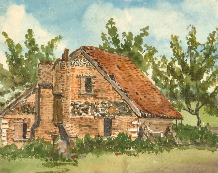 1892 Watercolour - Wimbledon Park