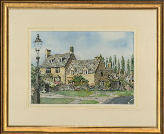 A. Roy Merrington - 20th Century Watercolour, Cotswold Cottage