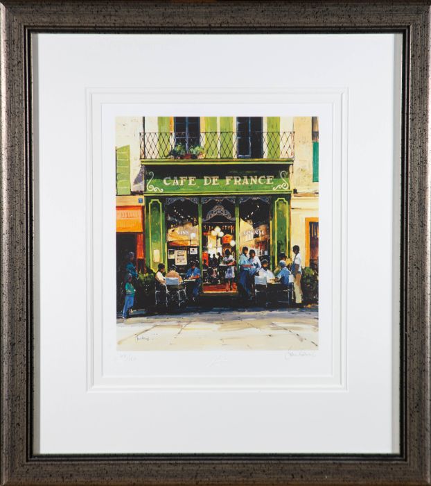 Jeremy Barlow ROI - Contemporary Giclee, Cafe De France