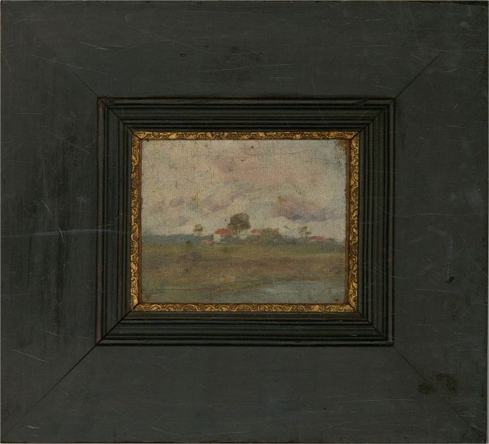 Framed Early 20th Century Oil - Impressionistic Landscape