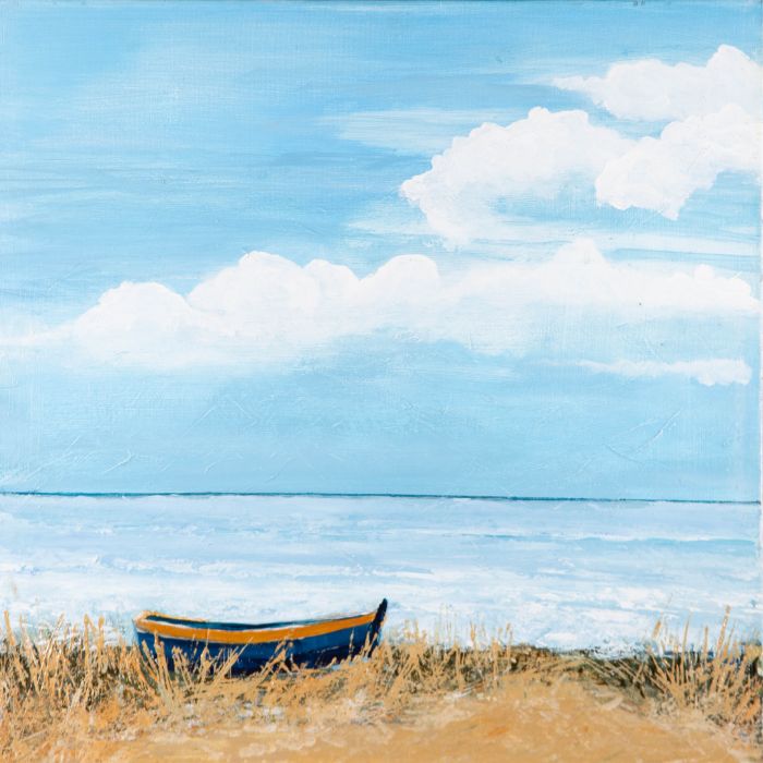 Lily Farnham - Contemporary Acrylic, Salt Flats, Gruissan