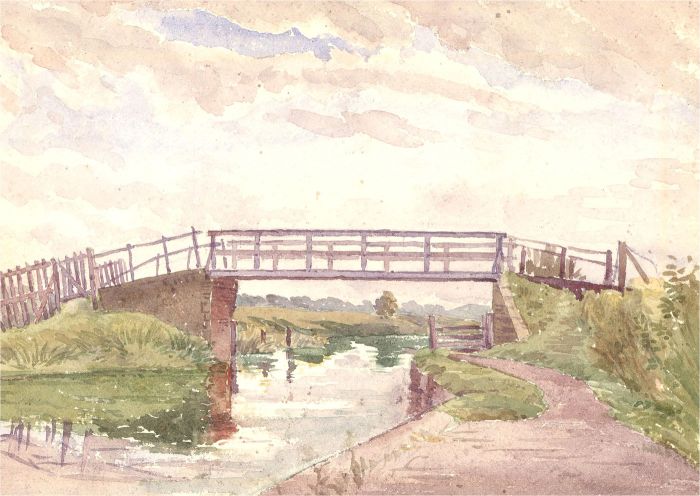 Mid 20th Century Watercolour - The Bridge