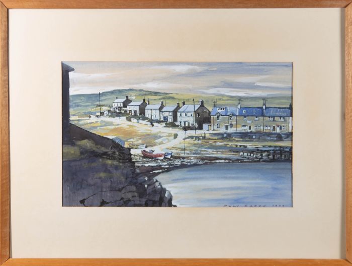 Paul Speed - 1972 Gouache, Craster