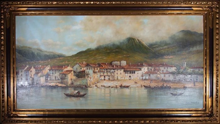 Manuel Cardoso Lima - Contemporary Oil, Mountain Town