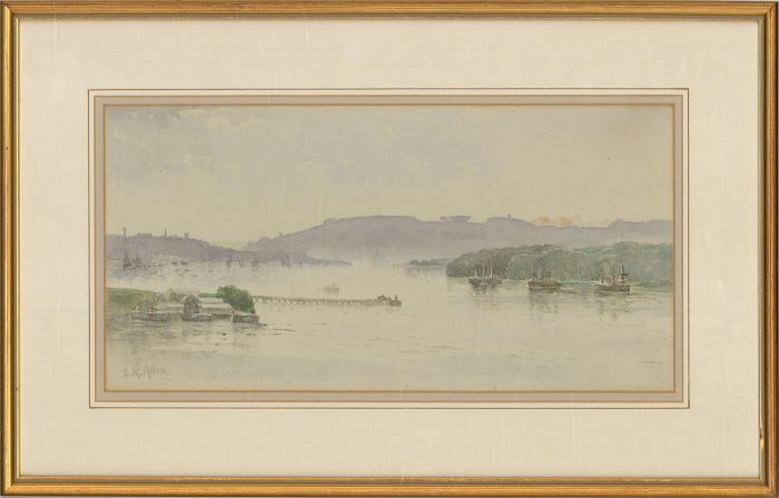 E. R. Allen - Late 19th Century Watercolour, Into The Harbour