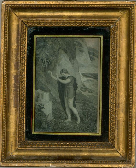 Henry Richter RA (1772-1857) - Stipple Engraving, Anacharsis at Thermopylae