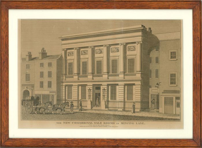 1815 Engraving - Mincing Lane, City of London