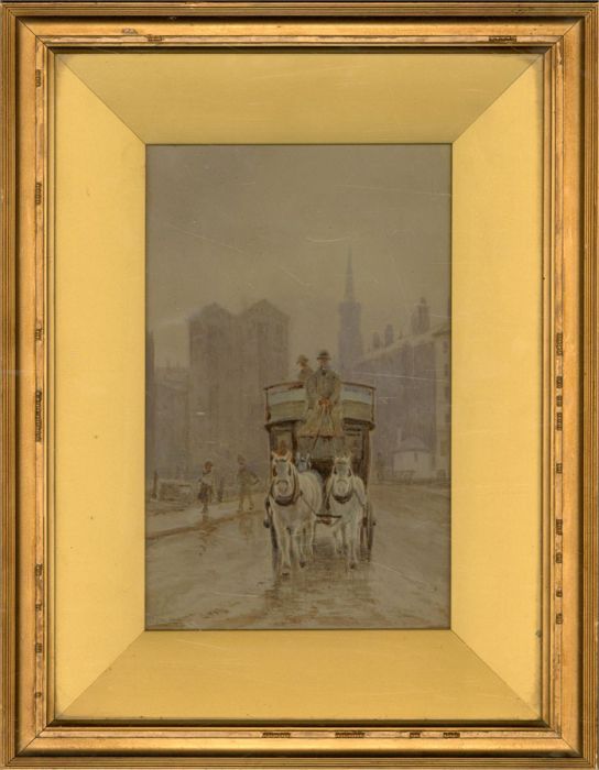 John Sinclair (1872-1922) - Late 19th Century Watercolour, Liverpool Street