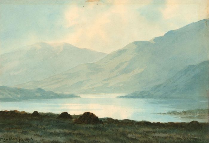 Douglas Alexander (1871-1945)-Early 20th Century Watercolour, Near Ballynahinch