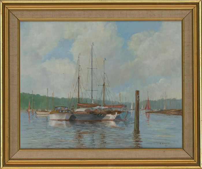 Sidney Moverly - 1987 Oil, Beaulieu River