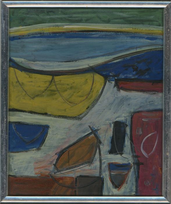 Newlyn School - Framed Contemporary Acrylic, Breaker, Newlyn