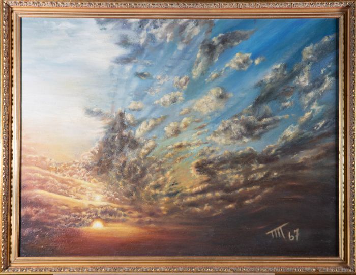 P. T. McQuillin (1913 - 1976) - Signed and Framed 1967 Oil, Dawn