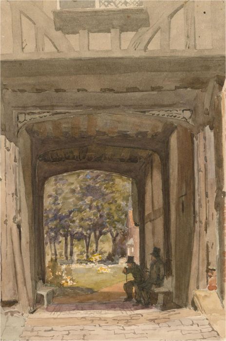 Thomas Hamilton Crawford RSW (1860-1934) - Watercolour, Canterbury