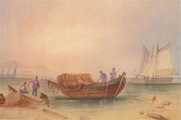 W. Hendall  - Early 20th Century Watercolour, Setting Sail