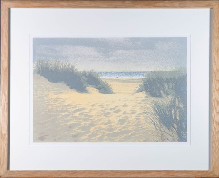 Mary Beresford-Williams (b1931) - Contemporary Silkscreen, Path To The Beach