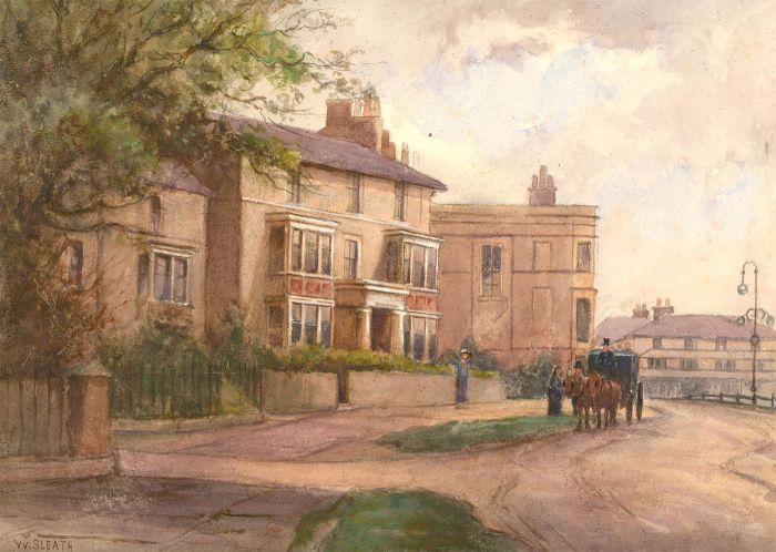 William Sleath (1867-1943)-Signed Early 20th Century Watercolour, Mount Ephraim