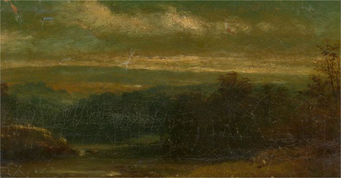 For Restoration - Early Century Oil - River Scene