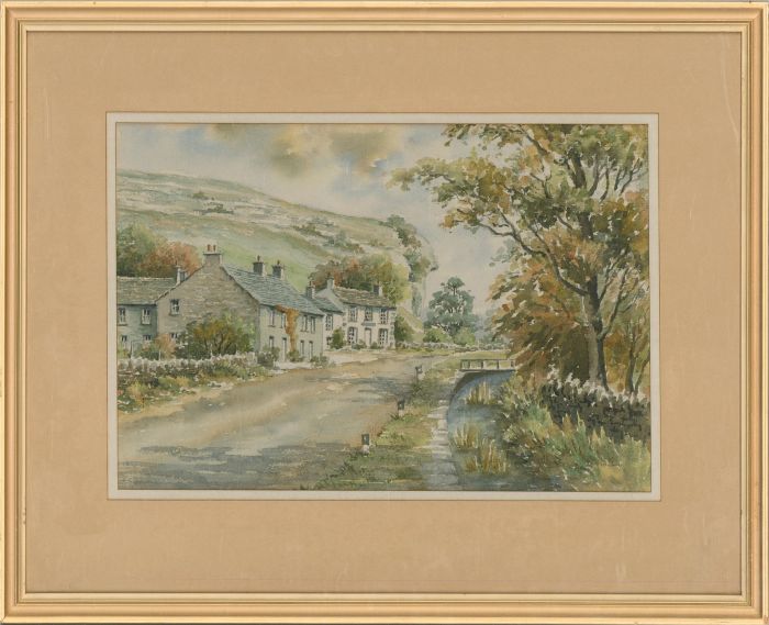 Anita Hall - Contemporary Watercolour, Kilnsey Crag, Wharfedale