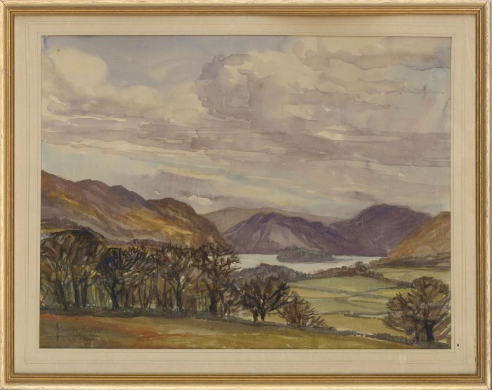 Monica Barry (1917-2014) - 20th Century Watercolour, Derwentwater