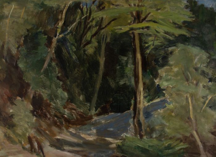 Mid 20th Century Oil - Verdant Summer
