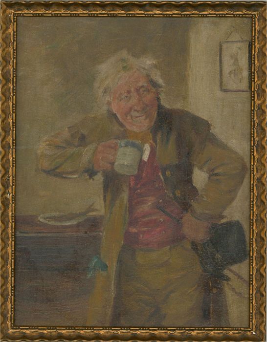 Mid 19th Century Oil - Simple Lunch