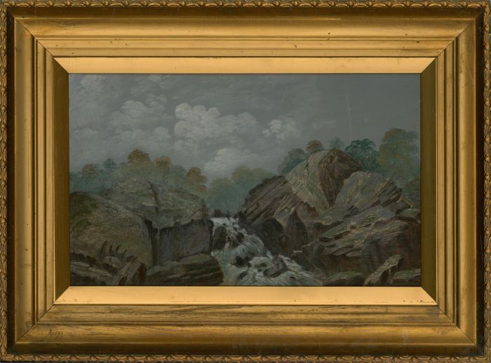 Early 20th Century Oil - Rocky River Scene II