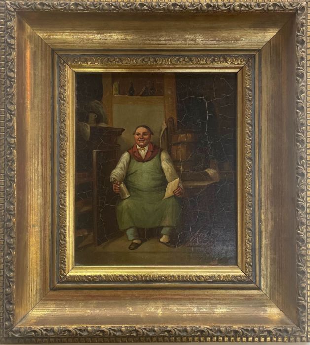 Late 19th Century Oil - Jolly Innkeeper