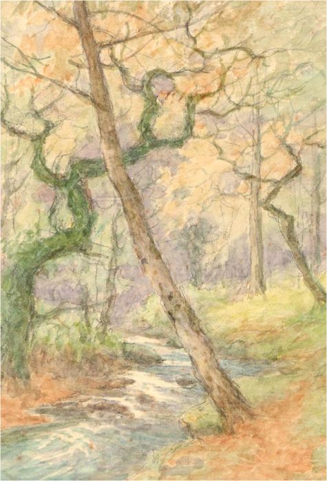 Arthur E. Strutt - Signed Late 19th Century Watercolour, Autumnal Stream
