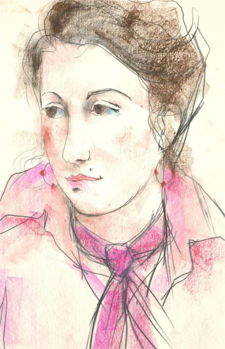 Peter Collins ARCA - Contemporary Pastel, Portrait of a Woman VI