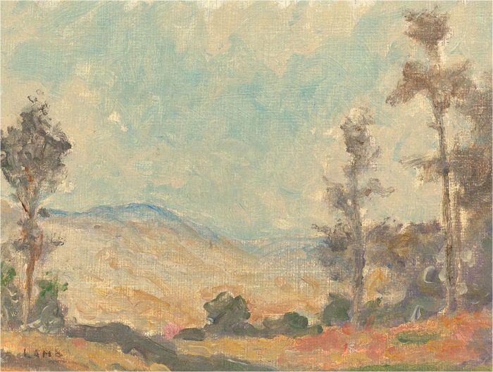 Lamb - Early 20th Century Oil, Summer Skies