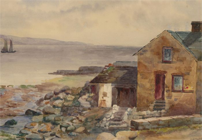 Amy K. Selby (fl.1892-1926) - Signed 1902 Watercolour, Criccieth