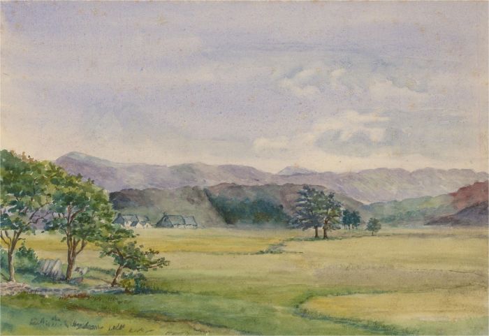 Amy K. Selby (fl.1892-1926) - Signed 1909 Watercolour, Near Aberglaslyn