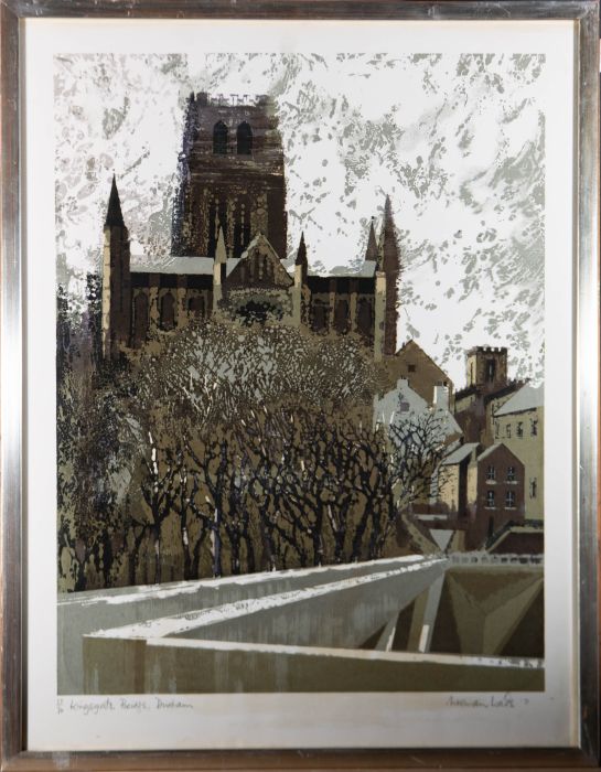 Norman Wade - 1971 Silkscreen, Durham Cathedral