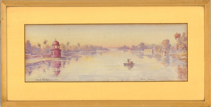 Enid Carter - Early 20th Century Watercolour, Yamuna River