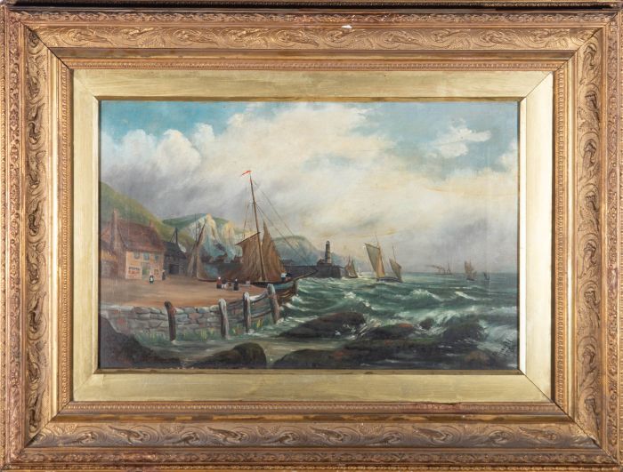 M. Russell - 1886 Oil, Harbour
