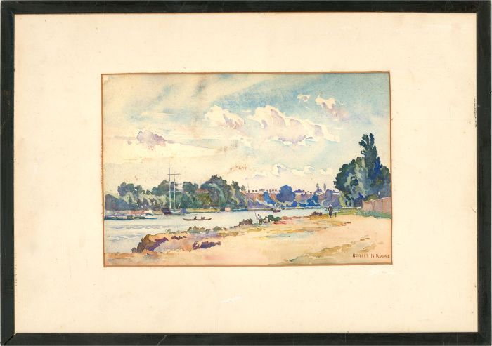 H.K. Rooke (1872-1944) - Signed Early 20th Century Watercolour, Sunny Afternoon