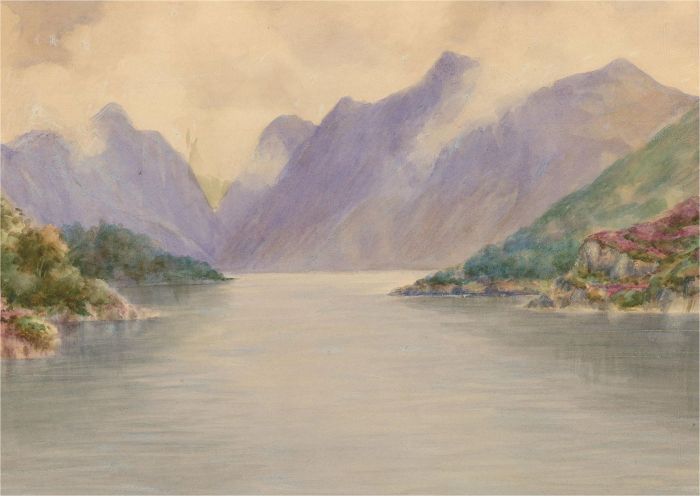 E. MacPherson - Mid 20th Century Watercolour, Loch Etive, Argyll