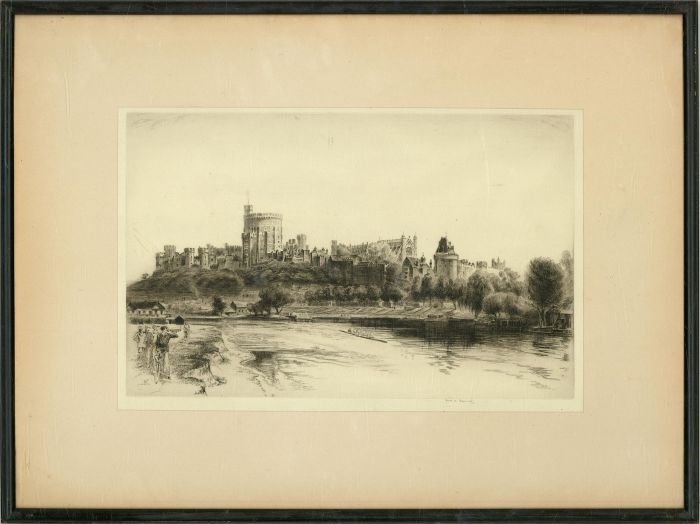 Fred A. Farrell (1882-1935) - Signed Early 20th Century Etching, Royal Windsor