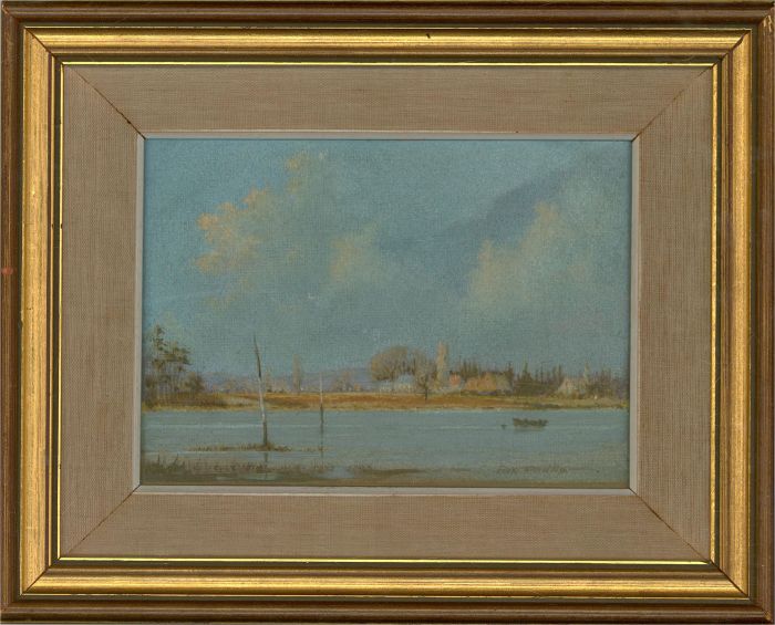 Rex Phillips (1931-2015) - Contemporary Oil, Crisp Day At The Coast