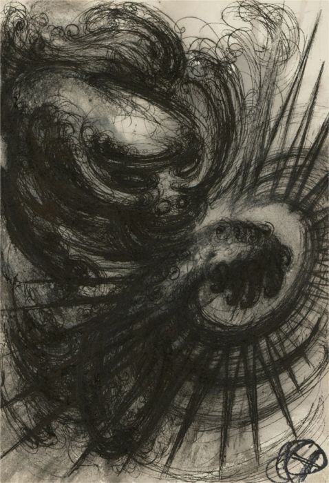Mollie Paxton - 1956 Pen and Ink Drawing, It Belongs Here