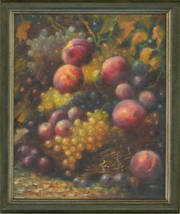 Peter Skett - 20th Century Oil, Grapes and Peaches