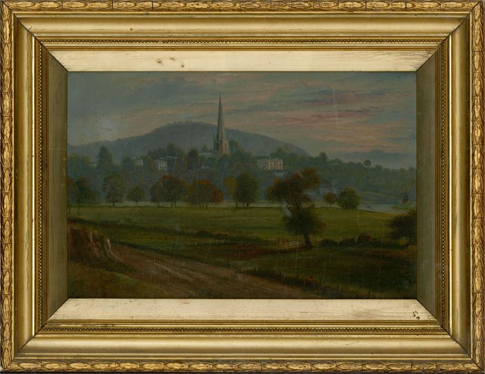 G. Willis Pryce (1866-1949) - Signed Late 19th Century Oil, Evening Landscape